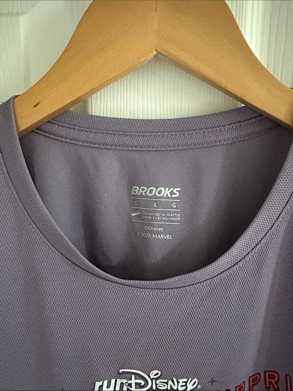 Run DisneyBrooks Purple Short-Sleeve 'Springtime Surprise Challenge' Shirt - Picture 3 of 6